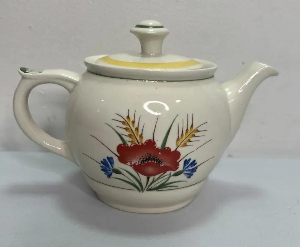 Arabia of Finland Small Teapot Floral MCM Vintage